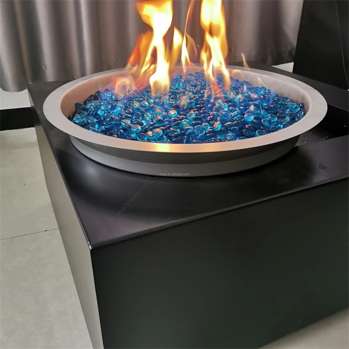 Backyard Elements Rectangular Gas Fire Pit