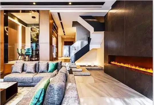 Built-In 3d Modern Electric Fireplace