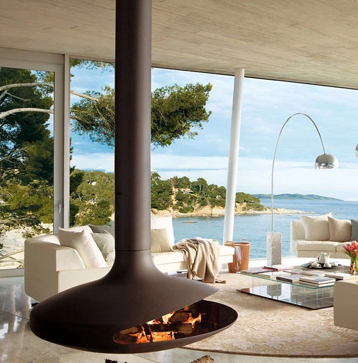 Customized Safe Round Ethanol Fire Place