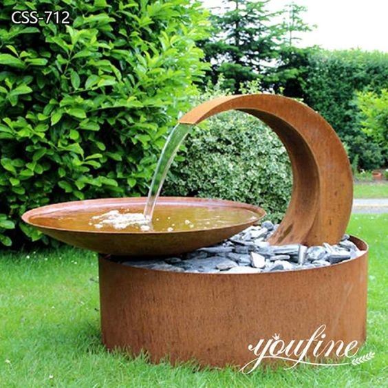 Garden Metal Waterfall With Rain Curtain