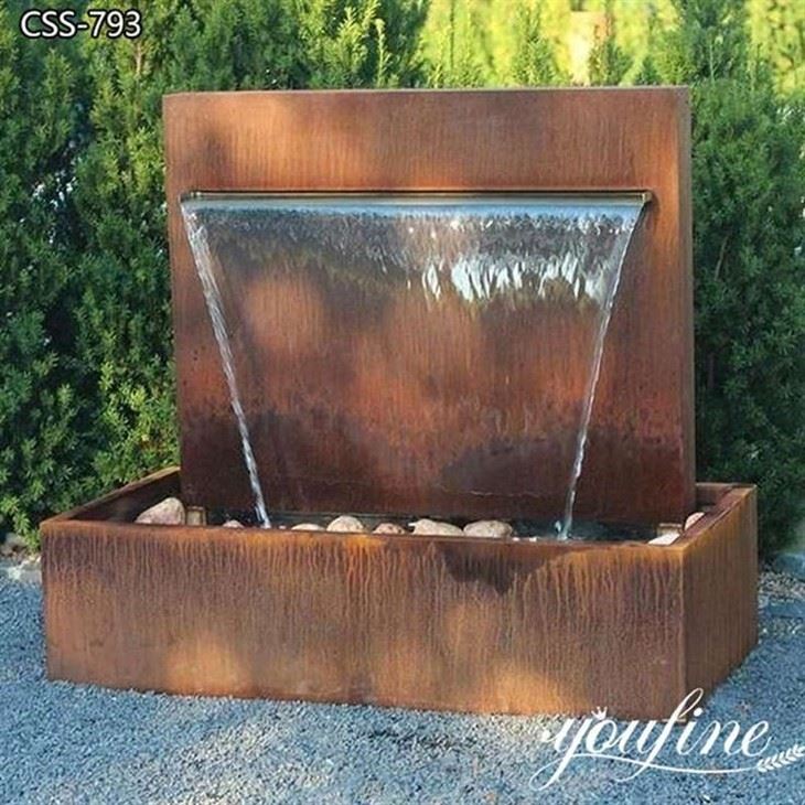Garden Metal Waterfall With Rain Curtain