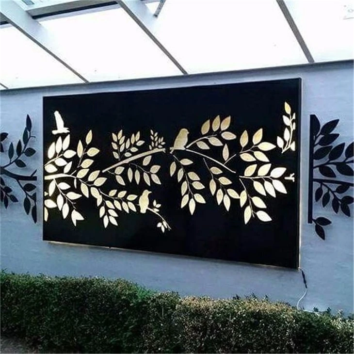 Modern decorative metal panels