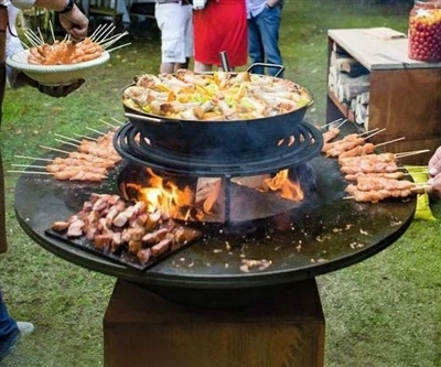 Pergi tarikh musim sejuk dengan barbeku