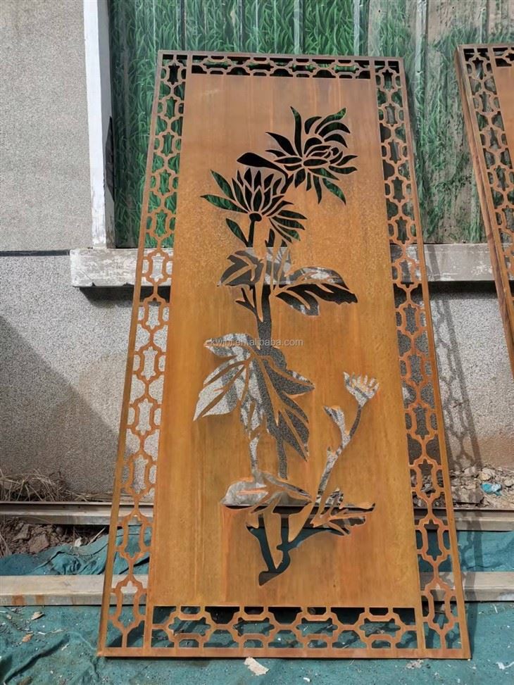 Modern Panel Garden Metal Screen