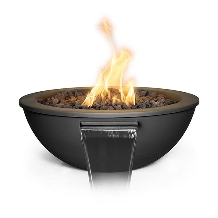 Rust Corten Water Fire Pit