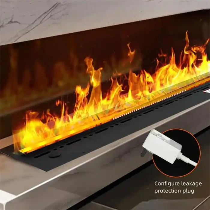 Steam LED Flame TV Stand Decorative Fireplace
