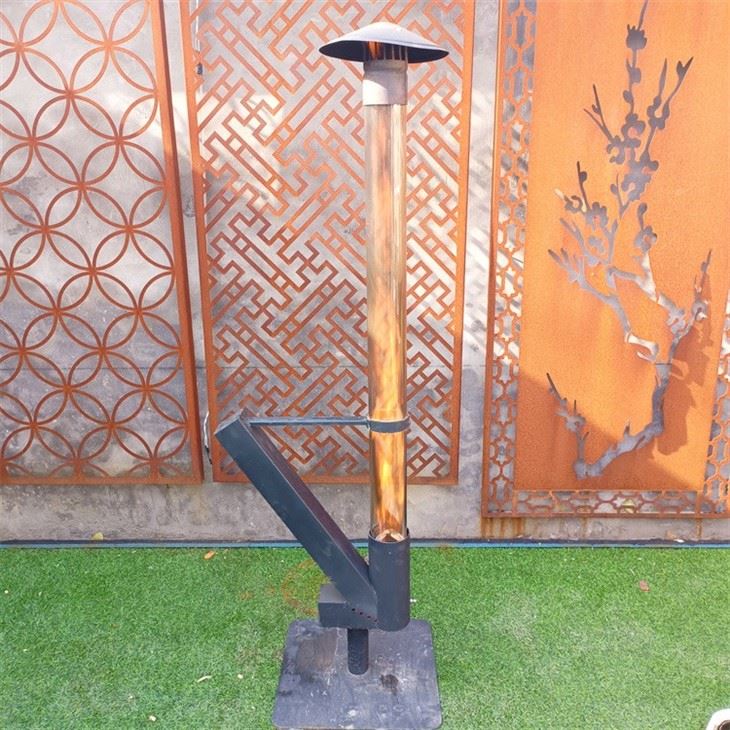 Outdoor Glass Flame Pellet Patio Heater