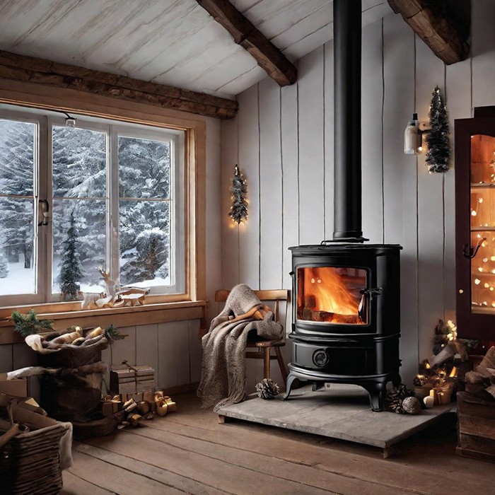 Classical And Exquisite Indoor Cast Iron Stove