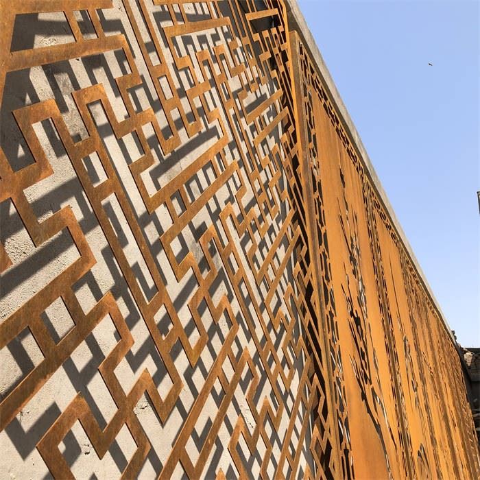 Garden Decorative Screen Corten Steel Panel